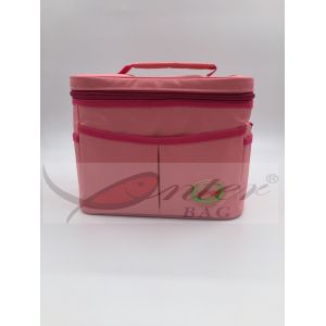 Buy cheap Pink Lunch Cooler Bags , Insulated Soft Cooler Oxford Cloth Material For Ice Pack from wholesalers