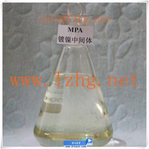 Buy cheap Nickel electroplating brightening agent 1,1-dimethyl-2-propynylamin (MPA) C5H9N product