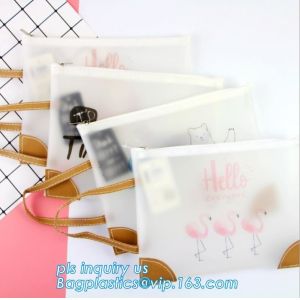 Buy cheap 100% Biodegradable eco-friendly k slider plastic transparent clear EVA bag, stationery package slider bag with cus from wholesalers