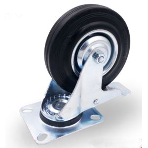 Buy cheap 4 Inch Locking Caster Wheels Swivel Caster With Brake Rubber Wheels 100mm from wholesalers