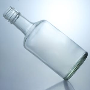 Buy cheap Custom Cap Long Neck Glass Liquor Bottle for Screw Top Gin Vodka Brandy Custom Shape from wholesalers