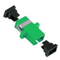 Buy cheap FTTB Optical Fiber Adapter SM MM Simplex Duplex Quad Fiber Connector product