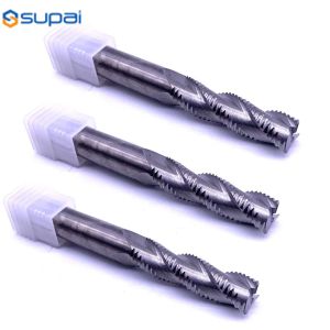 Buy cheap Durable Cnc Lathe Machine 4 Flutes Super Coating Carbide Roughing End Mil For Cooper Aluminum Plastic Nylon from wholesalers