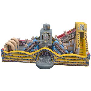 Buy cheap Customized Size Lanao Inflatable Robot Amusement Park from wholesalers