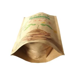 Buy cheap 100% Biodegradable PBAT Bags Compostable Printing Biodegradable Food Packing Bag from wholesalers