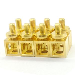 Buy cheap Gold Plating CNC Brass Parts Anodized Custom Metal Components from wholesalers