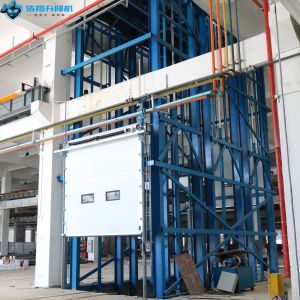 Buy cheap Hydraulic Guide Rail Cargo Lift for Industrial Material Handling product