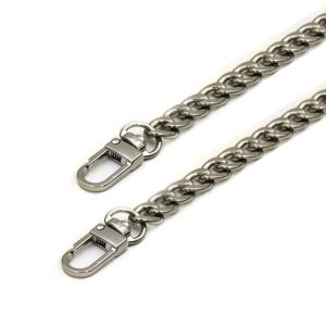 Buy cheap detachable strap Bag chain strap accessories flat chain non-fading metal shoulder strap slung chain from wholesalers