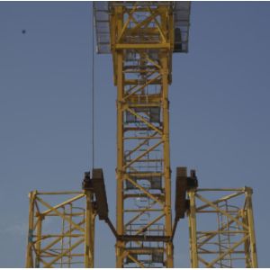 Luffing Tower Crane 10 Ton Construction Crane walking