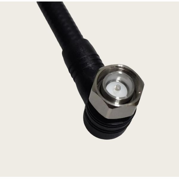 1/2 Feeder Cable Connector 4.3/10 L20 Mini Din Male Plug Right Angle Type