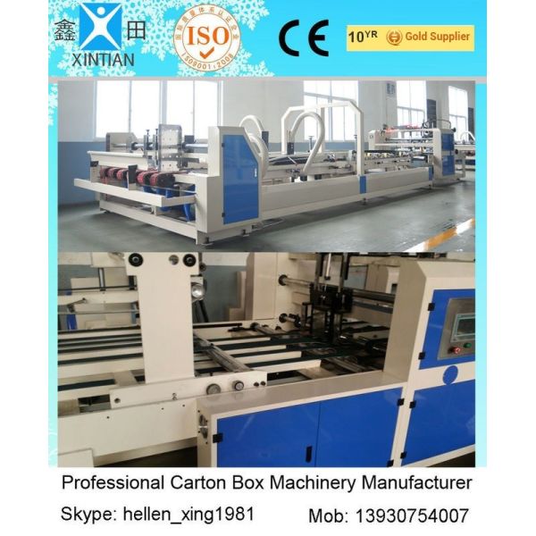 Quality 6000 KGS Fully Automatic Folder Gluer Folding And Gluing Machine For Carton Box for sale