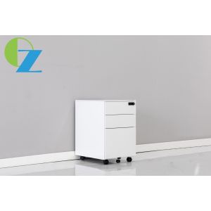 Buy cheap Customized 3 Drawer Under Desk File Cabinet Side Handle With Password Key from wholesalers