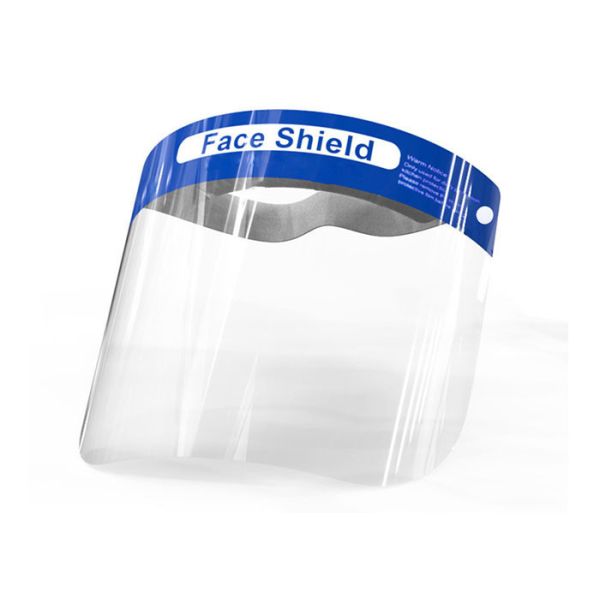 Quality 33x22cm Plastic Safety Visor Face Shield Full Transparency With No - Glare Lens for sale