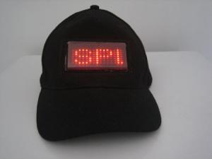 Buy cheap Customized text dot-matrix LED scrolling message display cap red light from wholesalers