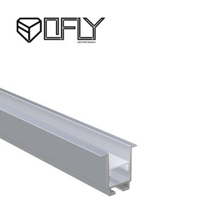 Buy cheap Anti Glare Recessed Aluminium Led Profile 24mm Anodized Finished from wholesalers
