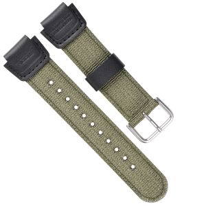 Buy cheap Luxury 20mm Canvas Strap Watch Band sailcloth With Extenders from wholesalers
