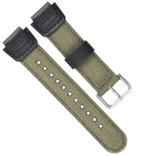 Quality Luxury 20mm Canvas Strap Watch Band sailcloth With Extenders for sale