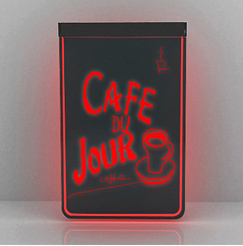 Buy cheap Engraved acrylic led writing board with 100,000hours lifespan product