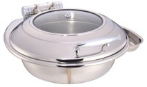 Buy cheap Hygiene Commercial Cooking Equipment 6L Round Chafers W/O Frame from wholesalers