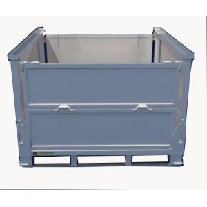 Buy cheap Heavy Duty Storage Steel IBC Containers / Stackable Warehouse Bins 120mm Feet Height from wholesalers