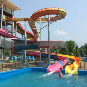 Buy cheap Outdoor Fiberglass Super Open Spiral Slide Customized High Strength from wholesalers
