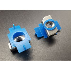 Buy cheap Factory Electrical Galvanized Blue Plastic Wing Solar Spring Nuts from wholesalers