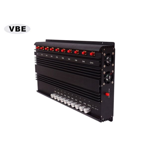 Buy cheap 10 Bands GPS Signal Jammer Up To 20W RF Output Power Signal Synchronization System product