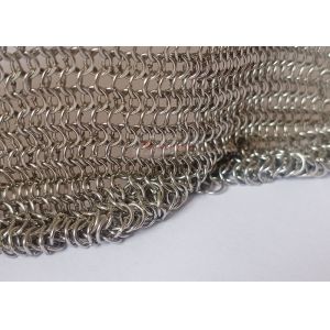 Buy cheap 0.53x3.81mm Chainmail Ring Mesh As Metal Mesh Curtains from wholesalers