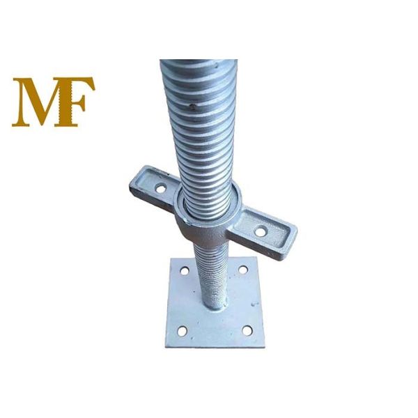 Quality 24" 	Scaffold Screw Jack Adjustable Leveling Galvanized Finish for sale