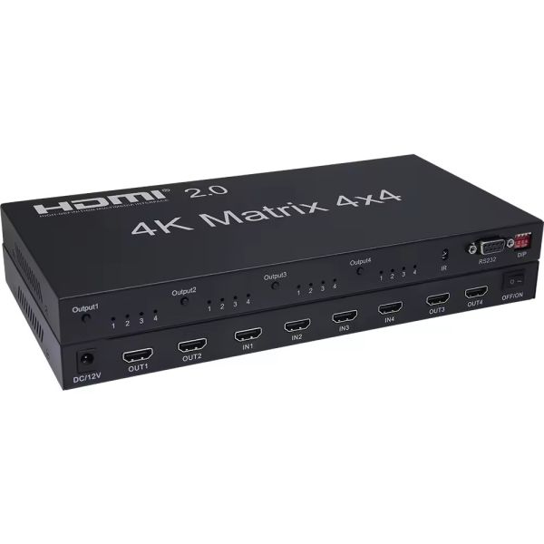 Buy cheap hdmi 4x2 matrix switcher with audio extraction from wholesalers