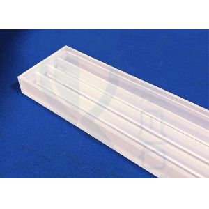 Buy cheap Custom Frosted Square Large 2.2g/Cm3 Quartz Glass Sheet from wholesalers