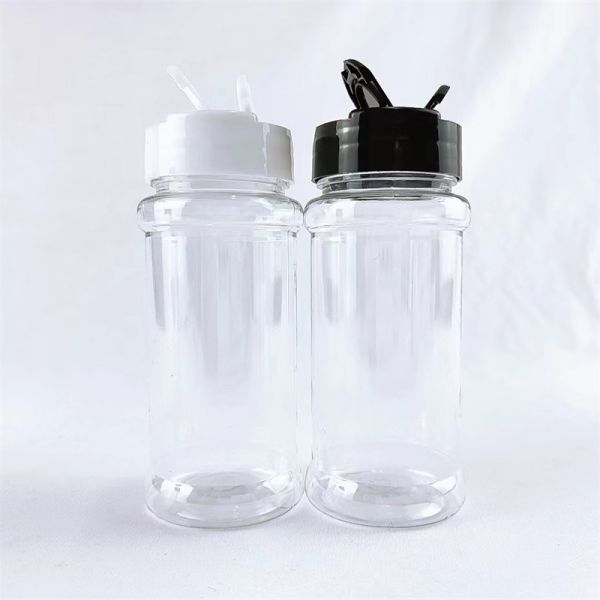 Buy cheap 100ml Clear Plastic Spice Bottle With sifter Lid Seasoning packaging from wholesalers