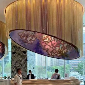 Buy cheap Versatile Rectangular Aluminium Chain Curtain Hanging Installation from wholesalers