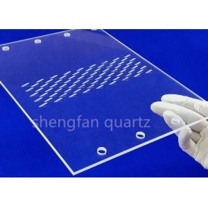 Buy cheap Bright Precision Glass Machining Long Lifespan Light Weight UV Transparency from wholesalers