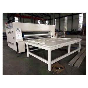 Buy cheap Paper Forming Machine Semi Automatic Printer Slotter with Chain Feeding Production Line from wholesalers