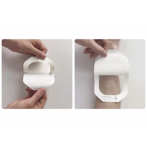 Buy cheap Self Adhesive Wound Dressing Surgical Transparent PU Film Sterile Iv Cannulae from wholesalers