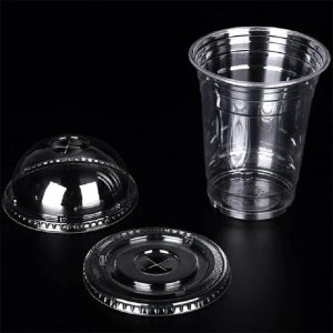 Buy cheap PLA Clear Cups φ90mm 16oz Compostable Cups Environmental Friendly from wholesalers