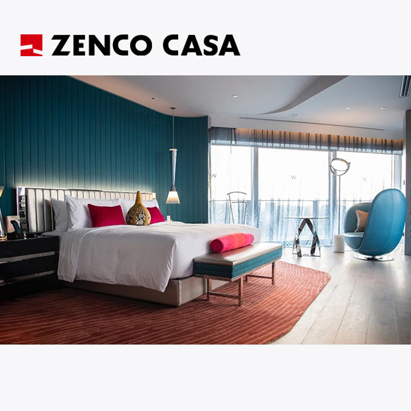 Quality Light Luxury Style Hotel Bedroom Furniture Set, Can Be Customized for sale