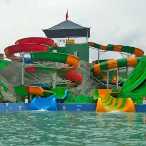 Buy cheap Water Park Games Aqua Amusement Equipment Facilities Fiberglass Spiral Slides from wholesalers