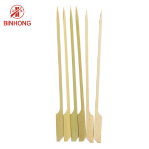 Buy cheap LFGB 150mm Length Disposable Barbecue Bamboo Skewers from wholesalers