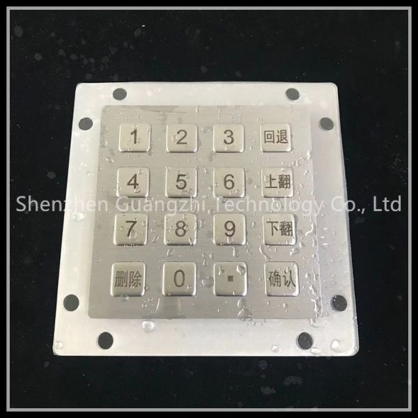 Quality Good Tactile Feeling Waterproof Keypad Stainless Steel Material Ip67 Grade for sale