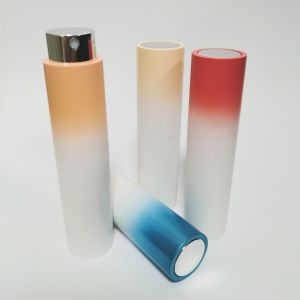 Buy cheap 8ML ABS Outer Shell Gradient Color Glass Inner Bottle High quality Refillable Perfume Bottle from wholesalers