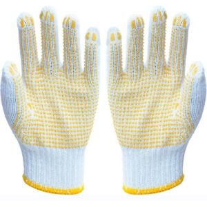 Buy cheap Anti-slip Function C078D1-B T/C Single Side PVC Dotted Cotton Protective Work Gloves from wholesalers