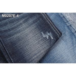 Buy cheap Sanforizing 12.7Oz Denim Fabric With Crosshatch Dark Blue from wholesalers