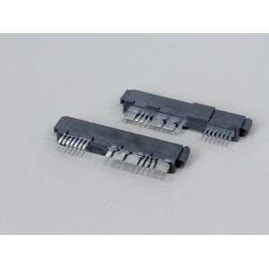 Buy cheap SAS 29P Wire Solder Female Cable Connector with Positioning Peg and Bump, 1.27mm Pitch 15U