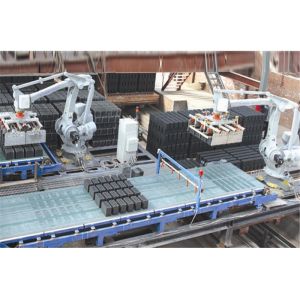 Rotary Kiln Brick Stacker Robot For Automatic Brick Plant Robot Stacking Machine