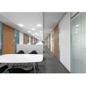 Buy cheap Motor Driven Blinds Office Partition Wall Double Glass Transparency Or Privacy from wholesalers