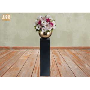 Buy cheap Round Clay Flower Pots Gold Foil Or Frosted Finish from wholesalers