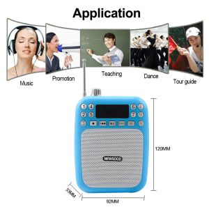 Ultralight Voice Amplifier with Headset Microphone Mini Portable Loudspeaker