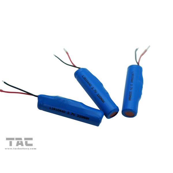 Quality 3.7V Cylindrical Rechargeable Lithium ion Batteries with Protective Circuit 10440  AAA for sale